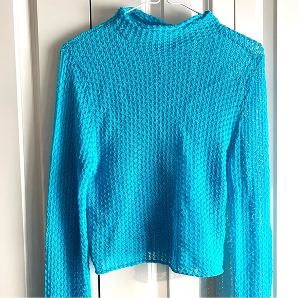 Zara - Pointelle Knit Sweater - Picture 2 of 7